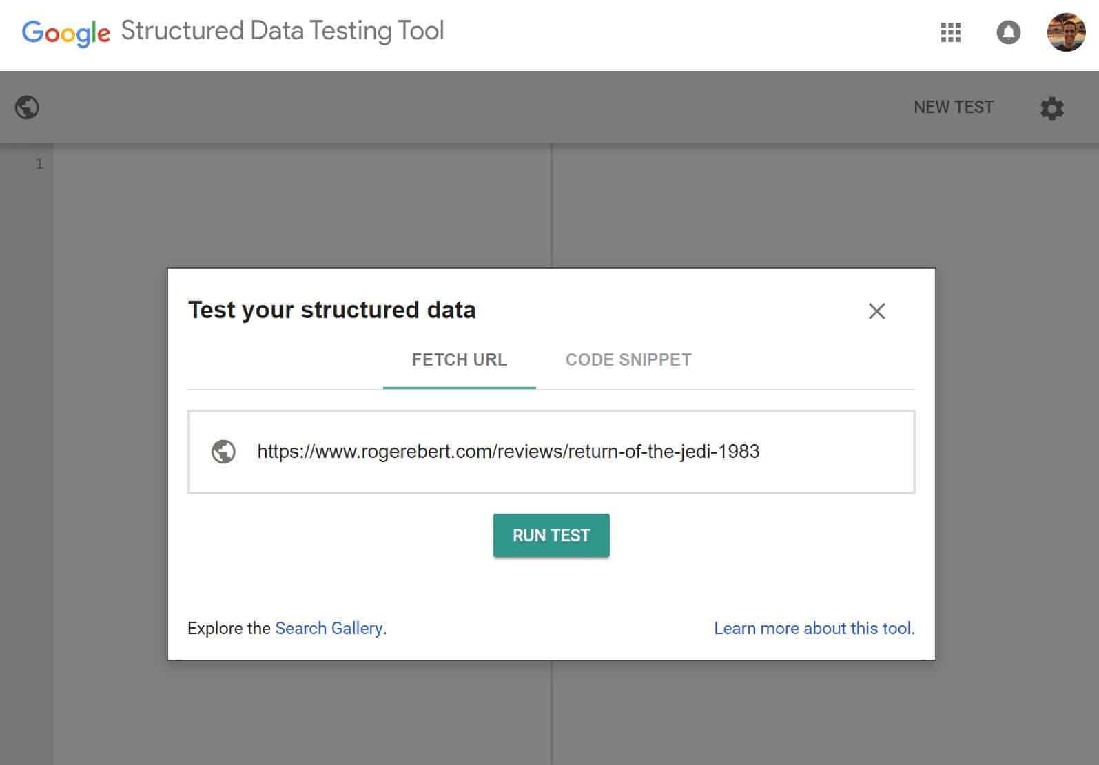 تست داده های ساختار یافته گوگل