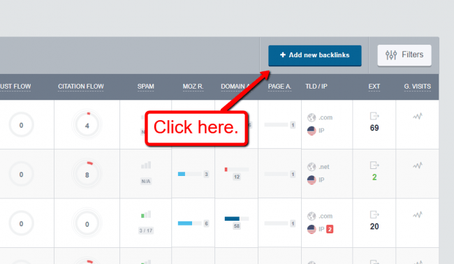 ایندکس کردن بک لینک ها